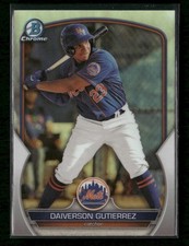 2023 Bowman Draft #BDC-127 Daiverson Gutierrez New York Mets
