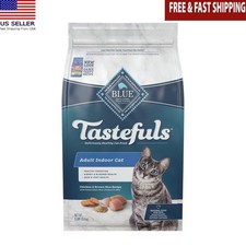 BLUE Tastefuls Indoor Natural Adult Dry Cat Food Chicken Flavor 5lb Bag New 5.87 per pound