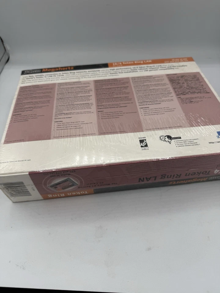 Vintage 3Com Megaherts 16/4 Token Ring LAN PCMCIA Card Model 3C389. - Image 3 of 3