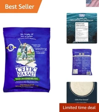 Fine Ground Mineral Sea Salt - 5 lb Resealable Bag, Unrefined & Rich in Minerals