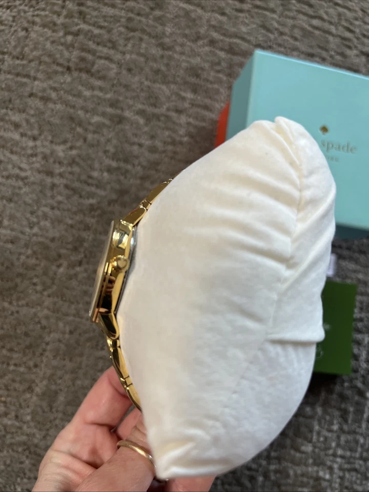Reloj Kate Spade Gramercy Mujer Madreperla Punto Dorado Nuevo Foto 3 de 4