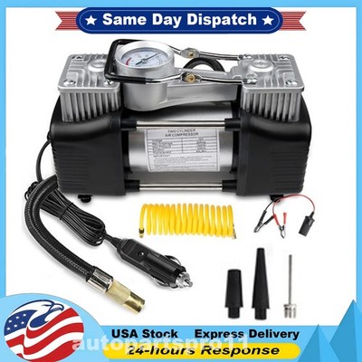 Heavy Duty Portable Air Compressor Car Tire Inflator Electric Pump Auto 12V #1