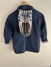 Burberry light jacket size 12Y dark blu boy