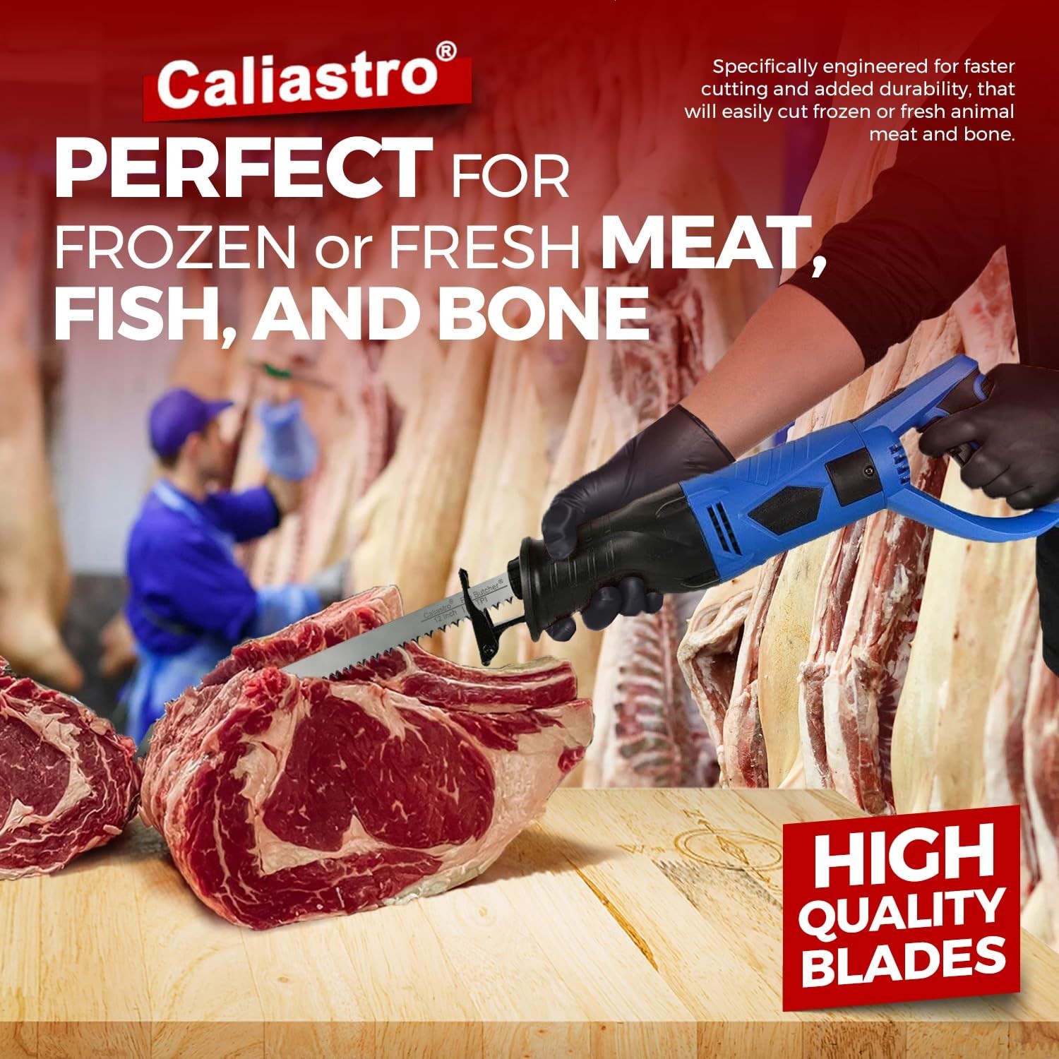 12-Inch Stainless Steel Frozen Meat Bone Cutting Saw Blades for Reciprocating...