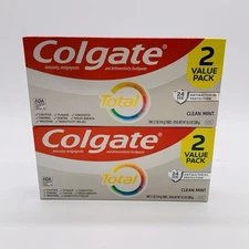 Colgate Total Clean Mint Paste Toothpaste - 5.1oz/2pk LOT OF 2