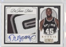 2009-10 Playoff National Treasures Century Gold 8/25 DeJuan Blair #232 Patch 3c7