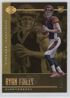2019 Panini Illusions Trophy Collection Gold /399 Ryan Finley #5 Rookie RC 0t02