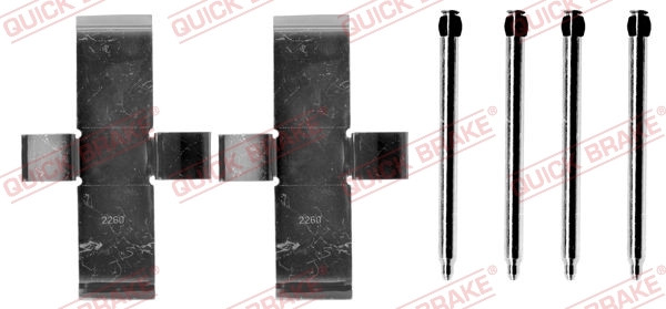 ZubehöRkit, Scheibenbremsbelag Quick Brake 109-0945 FüR VW-image
