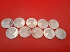 Lot Of Ten 1/2 Troy oz Walking Liberty .999 Fine Silver Rounds Proof 5 Ounces