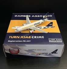 Phoenix Model 1:400 AirAsia Indonesia Airbus A320 Turn Back Crime PK-AXY 11355