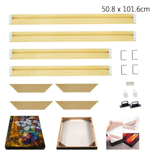 CANVAS STRETCHER BARS FRAMES STRIPS KITS DIY FOR OIL PAINTING WALL ART 70 SIZES - Picture 22 of 28