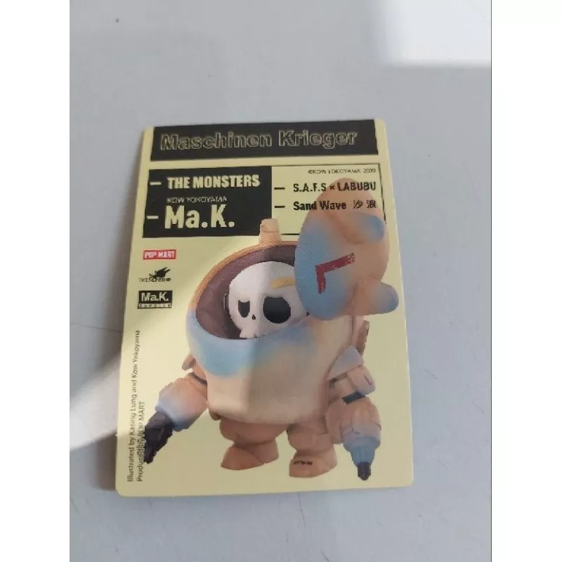 POP MART x LABUBU The Monsters KOW YOKOYAMA Ma.K. Sand Wave Figure Figurine Toy