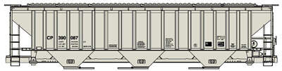 Accurail H.O. Scale 6545 Canadian Pacific Built 1975