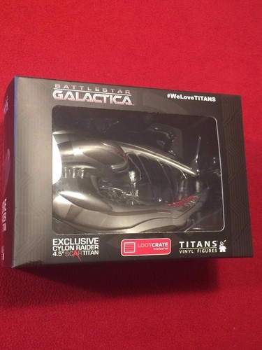 Battlestar Galactica Cylon Raider Titans Vinyl Figure 4.5" Loot Crate Exclusive  - Picture 1 of 3