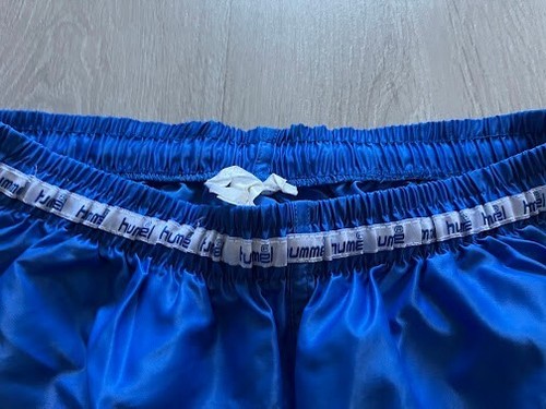 real madrid match worn 1989 XL home hummel shorts pants - Picture 4 of 6