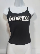 Blink 182 Crop top Vintage Logo Blink 182 shirt Blink 182  Tank top Hand Cropped
