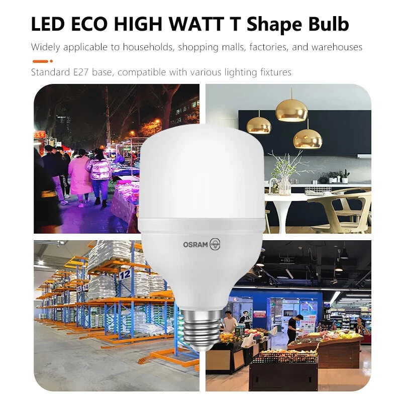 OSRAM LED Outdoor Lamps 16W 20W 25W 32W Eco HI-Watt E27 220V 6500K White Bulbs