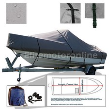 Cubierta de barco remolcable Trophy 1802 WA Walk Around Cuddy gris impermeable duradera