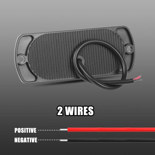 Luces de separación laterales rojo ámbar 12 LED para remolque de camión lente de humo impermeable - Imagen 12 de 16