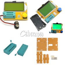 12864 LCD LCR-T4 MTY328P Digital Transistor Tester Capacity ESR Meter+Case