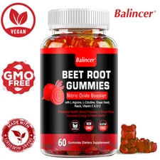 Sugar Free Nitric Oxide Beet Root Gummy - Heart Health, Blood Circulation