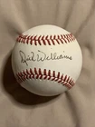 Autographed DICK WILLIAMS  Official American League Baseball JSA COA
