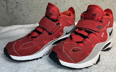 Nike Air Turf Raider Red Black Grey 580401-600 Men’s Size 7.5 Shoes Sneakers Nike Air Turf Raider Anthracite Crimson Blue for Sale  main image 4