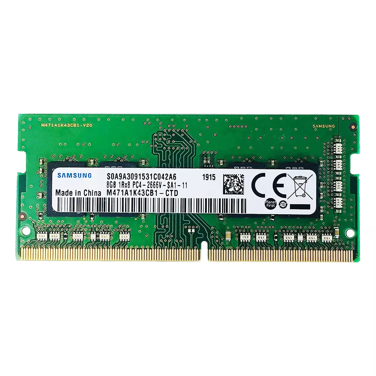 Samsung 8GB DDR4 2666MHz SODIMM RAM PC4 21300 1Rx8 260 Pin CL19