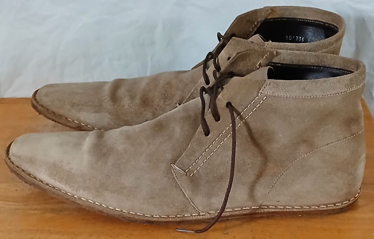 GUCCI 101735 Men's Suede Leather Ankle Boots Shoes. Sz 11 D GUCCI 101735 Men's Suede Leather Ankle Boots Shoes. Sz 11 D