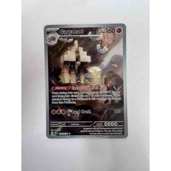 Garganacl Pokemon Card Stage 2 Evolves From Naclstack 202/193
