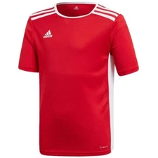 Adidas Entrada 18 Jersey Top (red) YOUTH various sizes!