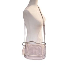 Kate Spade Pratt Street Rianne Goat Leather Crossbody Bag with Tassel 9x10x4.5"