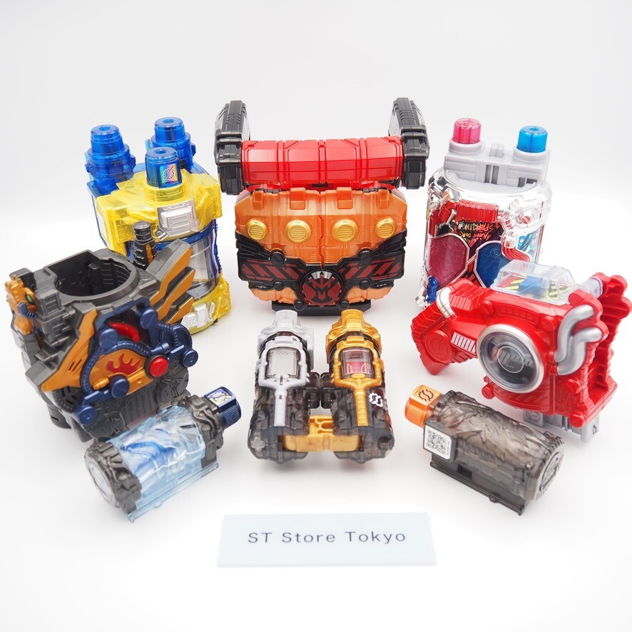 3セット Kamen Rider Build DX Full Full Rabbit Tank Bottle Hazard Trigger