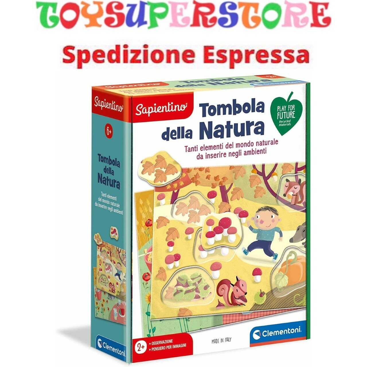 Sapientino Bambini Tombola della natura Clementoni 16262