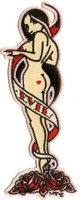Artist Illicit Evil Lady Embroidered Iron On Applique Patch Fd on sale Artist Illicit Evil Lady Embroidered Iron On Applique Patch Fd on sale