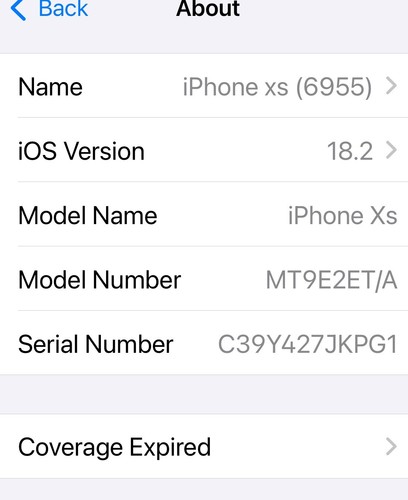 Apple iPhone XS MT9E2ET/A 64GB (Unlocked) - Black (READ DESCRIPTION) - Afbeelding 5 van 5