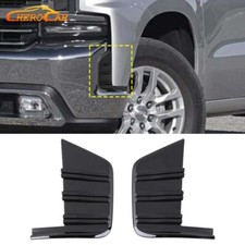Black Abs Front Side Bumper Cover Trim For Chevy Silverado 1500 19 Accessories Black Abs Front Side Bumper Cover Trim For Chevy Silverado 1500 19 Accessories