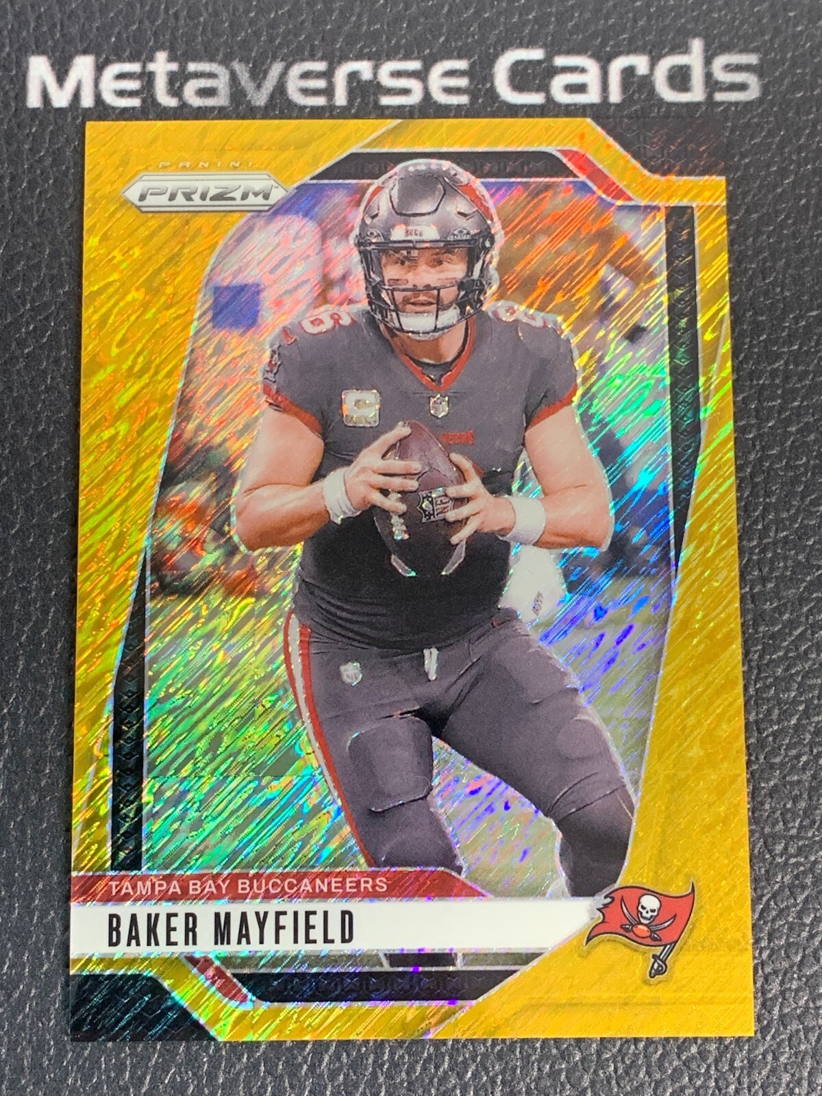 2024 Panini Prizm Base Set Gold Shimmer #268 Baker Mayfield 08/10 Buccaneers