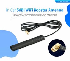 Car Vehicle SUV Van 5DBI SMA Male Aerial Antenna WiFi Wide Band Signal Booster