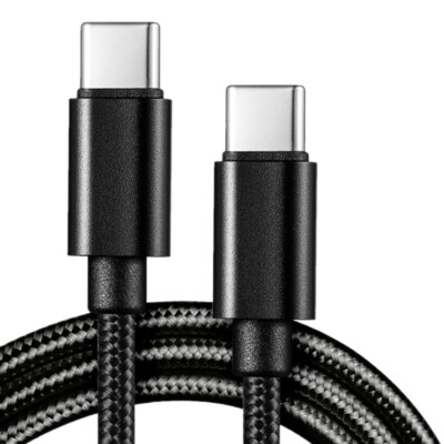 USB-C to USB-C Cable Male Type-C Cable Cord Fast Charger Charging Data Sync