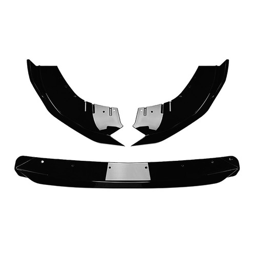 Front Bumper Spoiler Lip Kit For BMW 2 Series G42 2 Door M Sport 2022-2024 Black - Picture 5 of 10