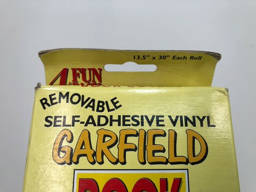 NEW/Unused - GARFIELD 4Pk Genuine Peel & Stick Book Covers Textbook Art Poster - Picture 3 of 5
