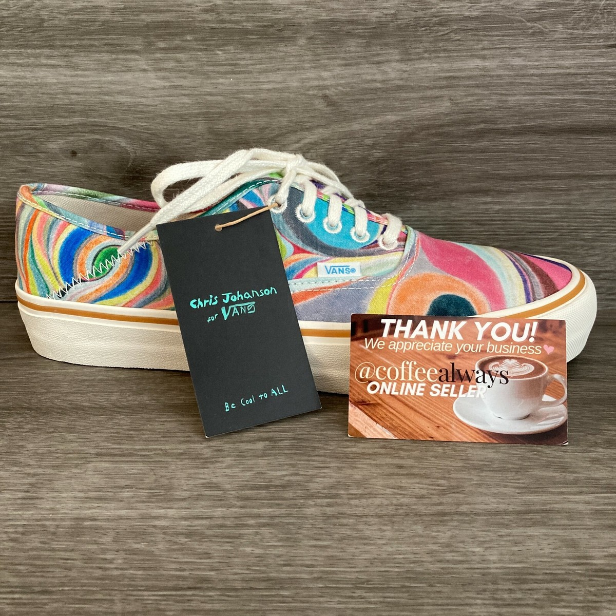 Vans x Chris Johanson Authentic Sf Swirl Multicolor
