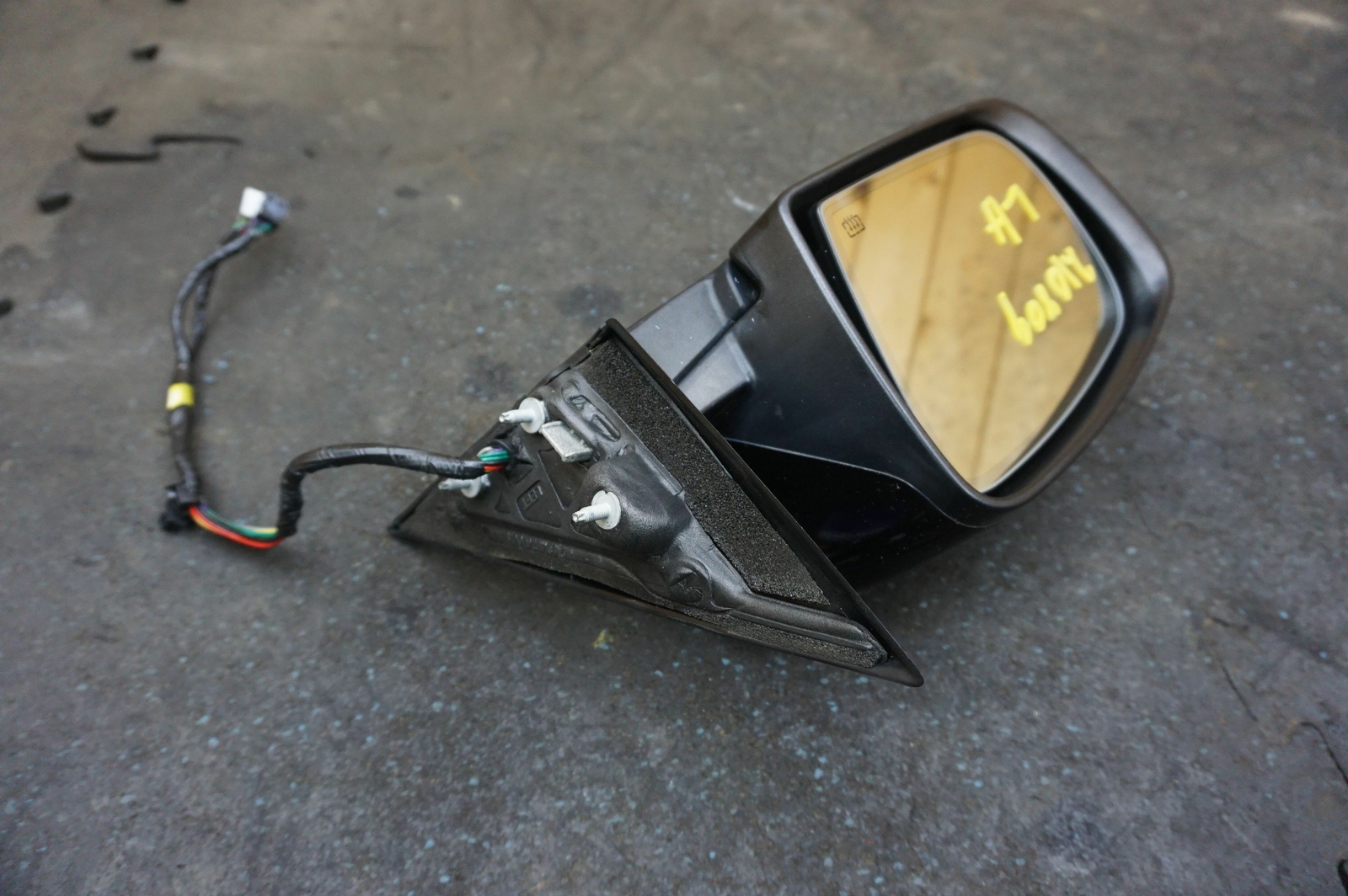 Left Door Mirror Assembly Nero Ribelle Black OEM Maserati Ghibli M157 2014-16
