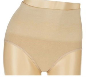 New Carol Wior Microfiber Belly Band Shapewear Brief Panty Qty 2 Floral//Blue L