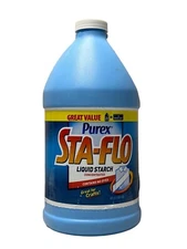 Purex Sta-Flo Liquid Starch Concentrated 64 Oz Great For Crafts & Laundry