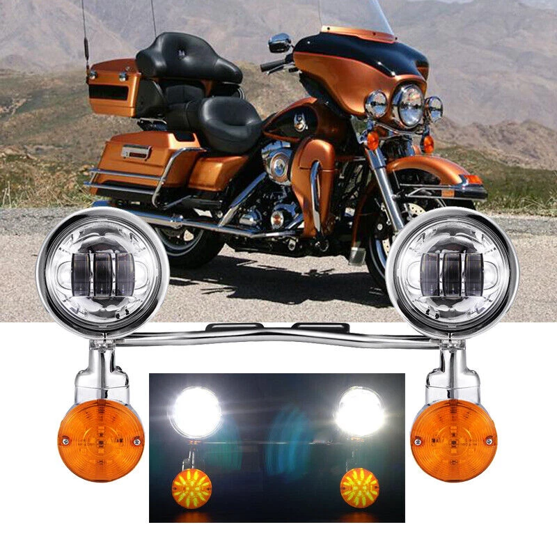 Barra de luzes de seta de passagem LED clássico personalizado para Yamaha V Star 650 950 1100 - Imagem 2 de 4