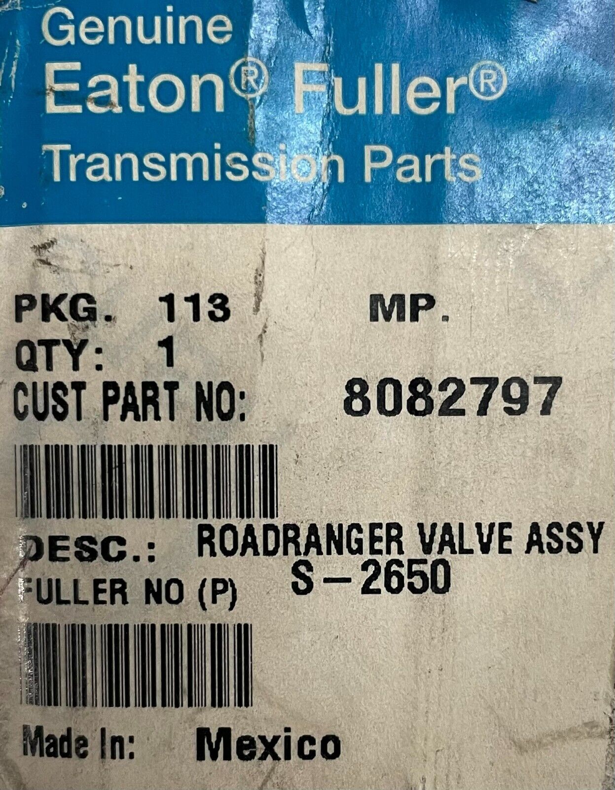8082797 / S-2650 GENUINE VOLVO TRUCK / EATON TRANSMISSION SHIFT 