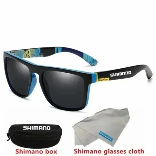 2 in 1Shimano Sunglasses Polarized Men Fishing Spectacles Driving Cycling Sport - Picture 5 of 18
