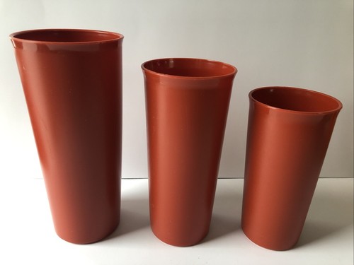 12 Vintage Tupperware Tumblers,16oz, 12oz, 8oz. Cups, Autumn Colors, Camping-USA - Bild 6 von 12